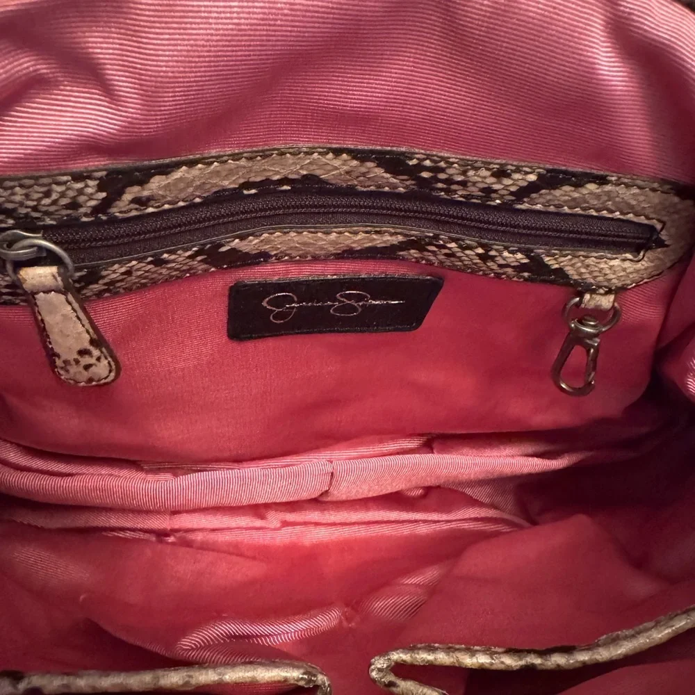 Jessica Simpson Python Embossed Purse - Picture 10 of 11